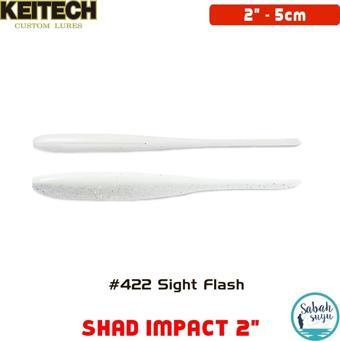 Keitech Shad Impact 5cm (2") #422 Sight Flash Silikon Balık
