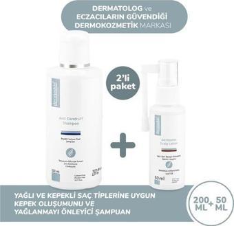 Dermoskin Anti Dandruff Shampoo 200ml+Scalp Lotion 50ml