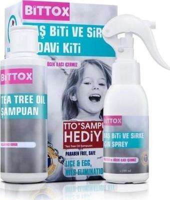 Liva Bittox Baş Bi T Sirke Spreyi + Tto Şampuan 100Ml + Bi T Trağı Tedavi Kiti