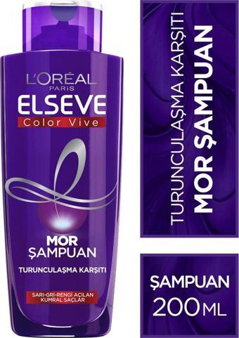 L'Oréal Paris Elseve Turunculaşma Karşıtı Mor Şampuan 200 ml