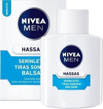 Nivea Men Hassas Serinletici Tıraş Sonrası Balsam 100Ml, Hassas Ciltler,Alkolsüz Formül, Hızlı Emili