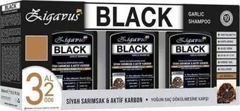 Zigavus Black Siyah Sarımsaklı Şampuan 300 Ml 3 Al 2 Öde