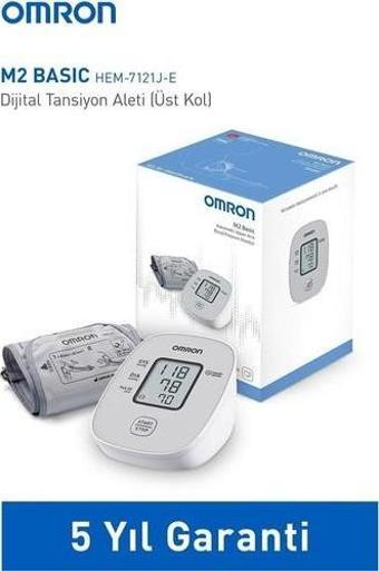 Omron M2 Basic Hem-7121J-E Üst Koldan Ölçer Dijital Tansiyon Aleti