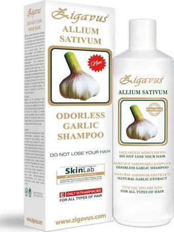 Zigavus Saç Dökülmelerine Karşı Kokusuz Sarımsaklı Şampuan 450Ml