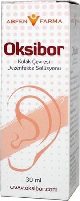 Abfen Farma Oksibor Kulak Çevresi Dezenfekte Solüsyonu 30 Ml