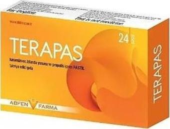 Abfen Farma Terapas Izlanda Yosunu Karamürver Ve Propolis Içeren Yeni Nesil Pastil Takviye Edici Gıda