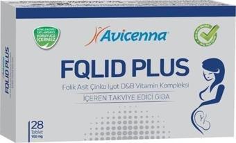 Avicenna Folid Plus Çinko İyot D -B Vitamin Kompleksi 28 Tablet