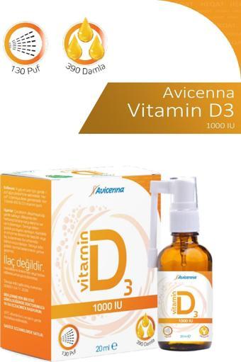 Avicenna Vitamin D3 1000 Iu 20 Ml