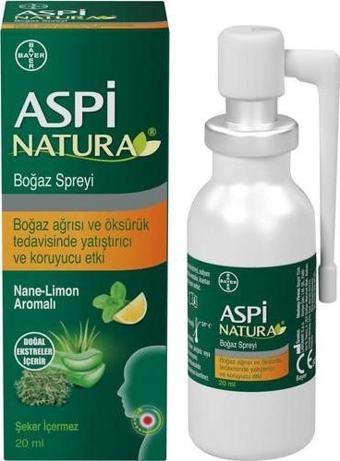 Aspi Natura Boğaz Spreyi 20 Ml