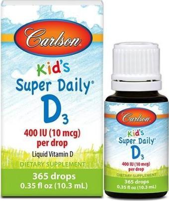 Carlson Kids Daily D3 Drops Damla 10.3 Ml