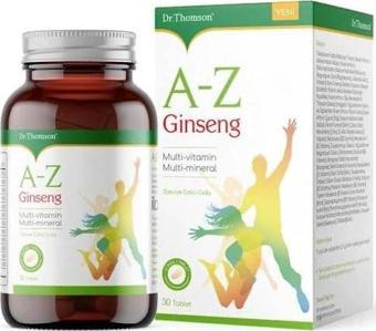 Dr. Thomson A-Z Ginseng Multivitamin Ve Multimineral 30 Tablet