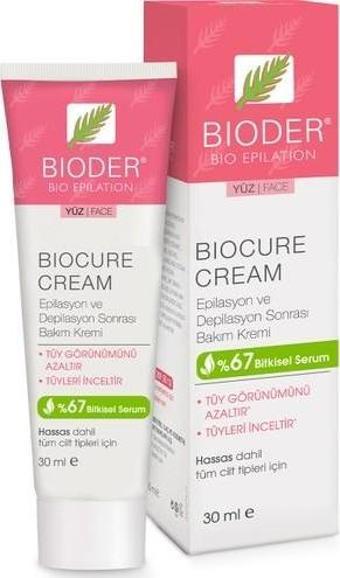 Bioder Tüy Azaltıcı Yüz Kremi 30Ml