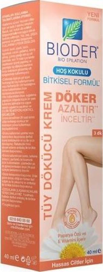 Bioder Tüy Dökücü Krem Hassas Cilt 40 Ml