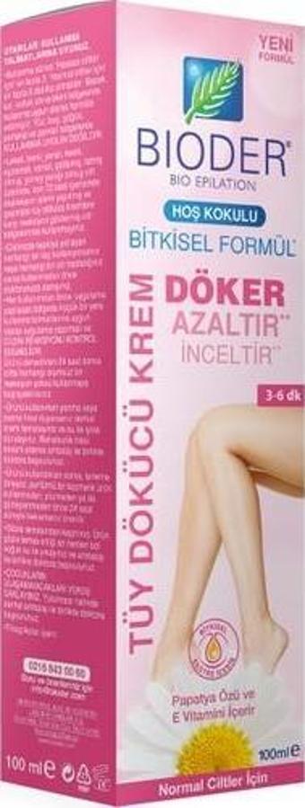 Bioder Tüy Dökücü Krem Normal Cilt 100 Ml