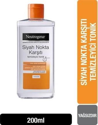 Neutrogena Visibly Clear Siyah Nokta Temizleyici Tonik 200 Ml