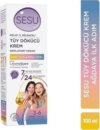 Sesu Tüy Dökücü Krem Ağdaya İlk Adım 100 Ml