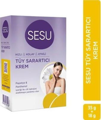 Sesu Tüy Sarartıcı Krem