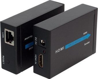 Powermaster HDMI To RJ45 Cat6 Extender 60Metre Uzatıcı PM-18232