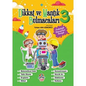 Yağmur Çocuk Yyg Dikkat ve Mantık Bulmacaları - 3 - Yağmur Çocuk