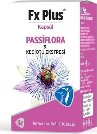 Fx Plus Passiflora Valerain 30 Kapsül