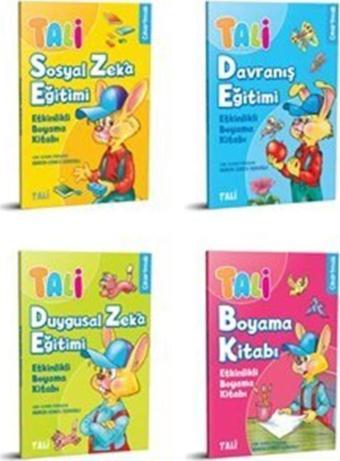 Ema Tali Etkinlikli Boyama Seti (4 Kitap) - Ema