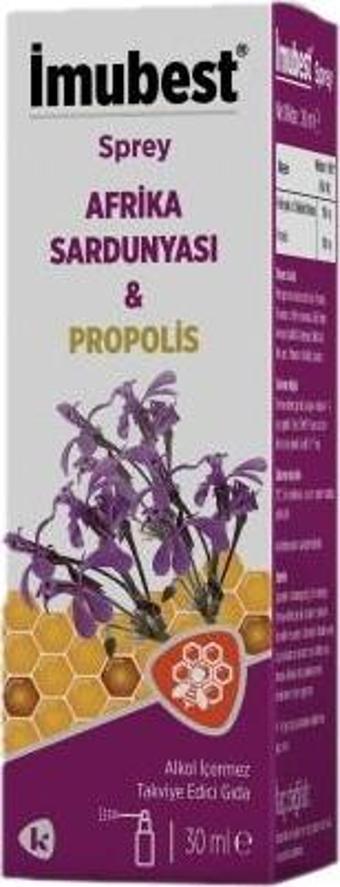Imubest Afrika Sardunyası & Propolis 30 Ml Sprey