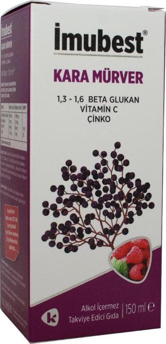 Imubest Kara Mürver 150 Ml Şurup