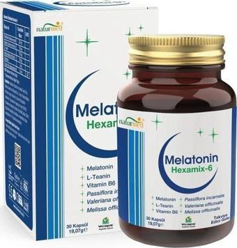 Naturmed Melatonin Hexamix6 Kapsül