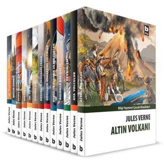 Jules Verne Seti - 13 Kitap Takım - Jules Verne - Bilgi Yayınevi