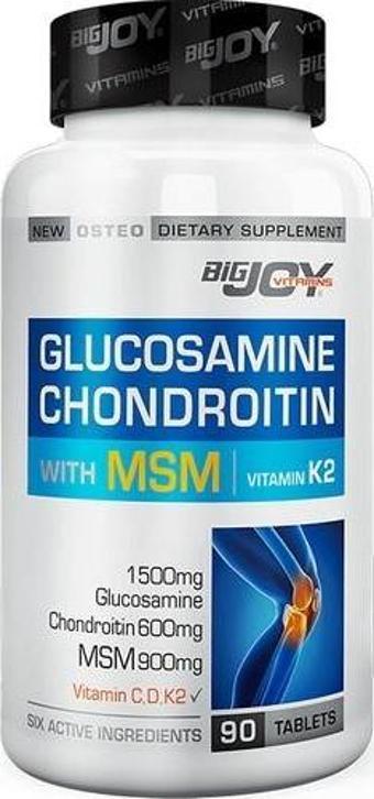 Bigjoy Vitamins Glucosamine Chondroitin Msm 90 Tablet Big351511