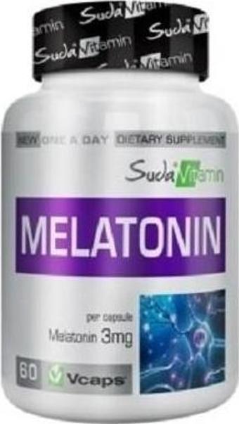 Suda Vitamin Suda Bitamin Melatonin 60 Kapsül 3 Mg