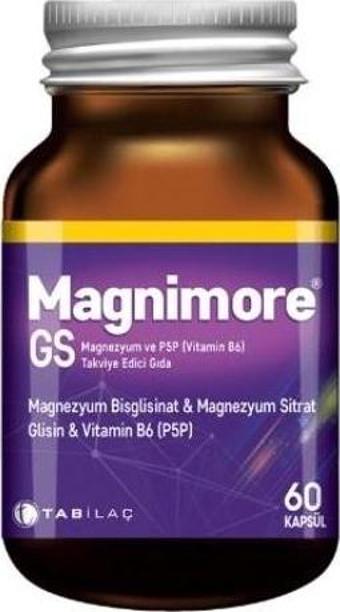 Magnezyum Ve P5P (Vitamin B6) Takviye Edici Gıda 60 Kapsül