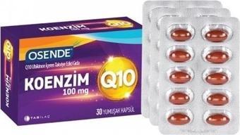 Osende Koenzim 100Mg Q10 30 Yumuşak Kapsül