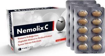 Tab İlaç Nemolix (C) Yumurta Kabuğu Zarı 30 Tablet