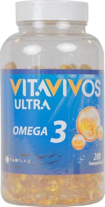 Vıtavıvos Ultra Omega 3 200 Yumusak Kapsul