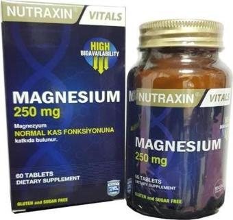 Nutraxin Magrnesium 250 Mgr 60 Tablet