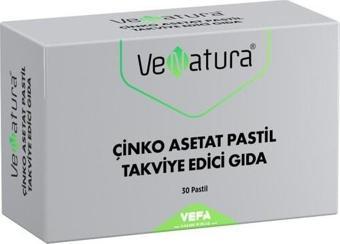 Venatura Çinko Asetat Pastil Takviye Edici Gıda