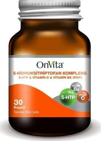 Onvita 5-Hidroksitriptofan Kompleks 5Htp & Vitamin C B6 (P5P)