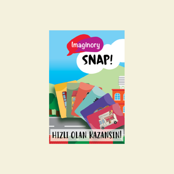 Imaginory SNAP! 3ü1 Arada Kart Oyunu - Şehir Temalı Eğitici Çocuk Kartları