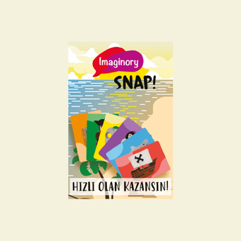 Imaginory SNAP! 3ü1 Arada Eğitici Çocuk Kartları - Korsan Temalı Kartlar