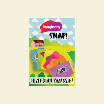 Imaginory SNAP! 3ü1 Arada Eğitici Çocuk Kartları - Çiftlik Temalı Kartlar