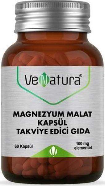 Venatura Magnezyum Malat Takviye Edici Gıda 60 Kapsül