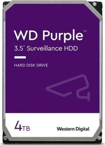 Western Digital 4Tb 3.5 Purple WD43PURZ Sata3 5400RPM 64MB 7-24 Guvenlık Harddisk