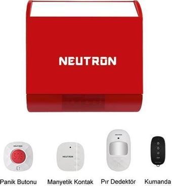 Neutron Wi-fi Smart Dış Mekan Alarm Ve Güvenlik Sistemi - Kablosuz Alarm Seti - App Ile Kontrol