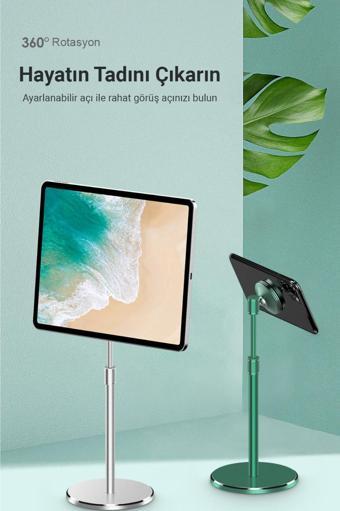 Mühlen PH058 Ayarlanabilir Ergonomik Manyetik Telefon Standı Green 