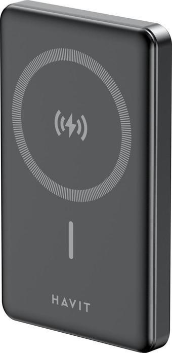 Havit 10000mAh Magsafe Manyetik Kablosuz Powerbank Ultra İnce 20W, iphone Uyumlu