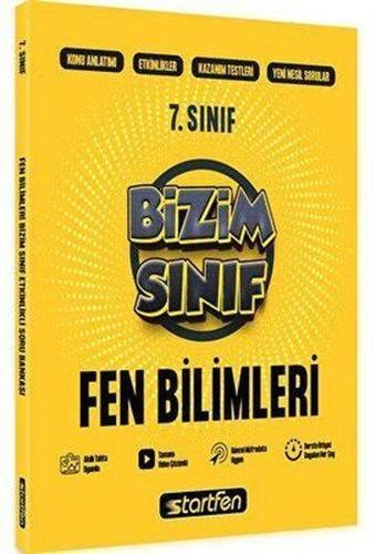 7. Sınıf Bizim Sınıf Fen Bilimleri Etkinlikli Soru Bankası - Kolektif  - Startfen Yayınları