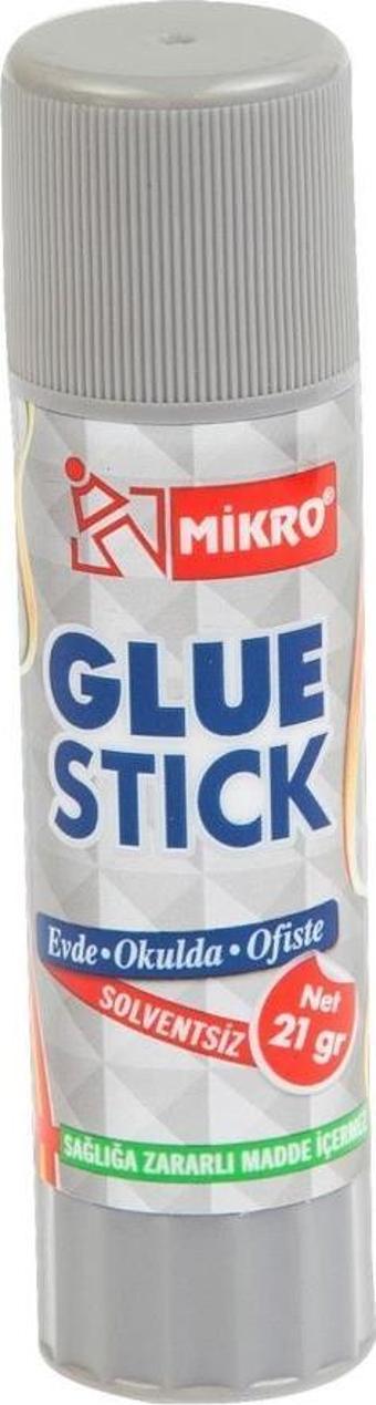 Mikro Gs-21 Stick Yapıştırıcı Solventsiz 21 Gram (24 Lü Kutu)