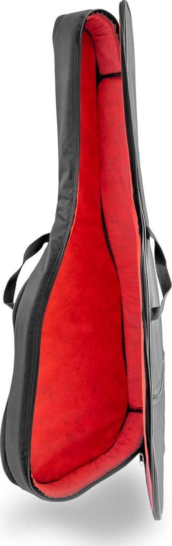 Donizetti Profesyonel Su Geçirmez, 20 Mm Pedli Soft Case Akustik Gitar Kılıfı + Ahşap Pena Kolye