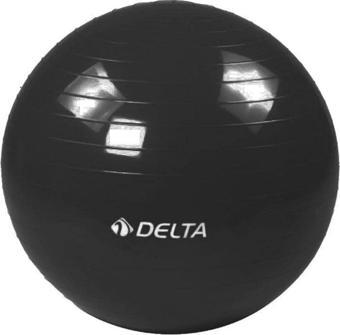 Delta 85 cm Dura-Strong Deluxe Siyah Pilates Topu (Pompasız)